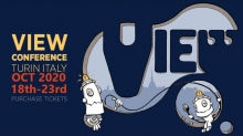 VIEW 2020 Set for October 18 – 23 in Turin, Italy