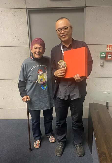 Koji and I with his Special Golden Dragon Award