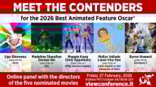 PreVIEW Panel Set for February 27: ‘Oscar Contenders for Best Animated Feature’ PreVIEW Panel Set for February 27: ‘Oscar Contenders for Best Animated Feature’